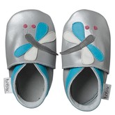 Bobux Soft Sole Shoe (Silver Dragonfly)